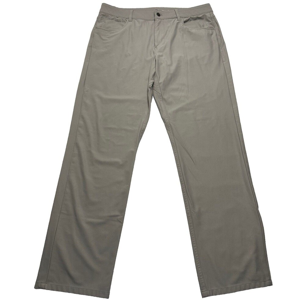 Men's Johnnie-O Prep-Formance Cross Country Pant Size 36 x 31 Quarry JMPA1450